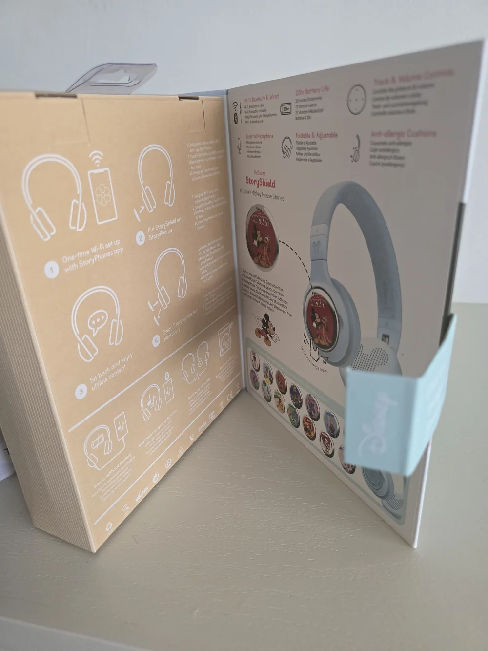 ONANOFF StoryPhones Disney Mickey Mouse Storytelling Headphones